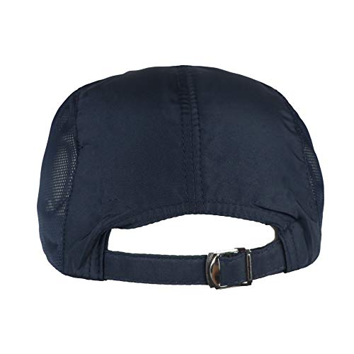 Image of iSWEVEN Summer Breathable Mesh Baseball Cap Quick Drying Hats for Men UV Protection Outdoor Cap