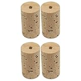 Yardwe 4 Stück Korkstopfen für Querflöte aus Natürlichem Kork Einfach zu Verwenden Schützt das Kopfstück Zubehör für Flötenreparatur und Flötenspiel