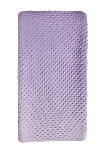 Image of Changing Pad Cover Super Soft Dots Skin-Friendly Breathable Wipeable Changing Table Sheets for Baby Boy and Baby Girl (Lavender)