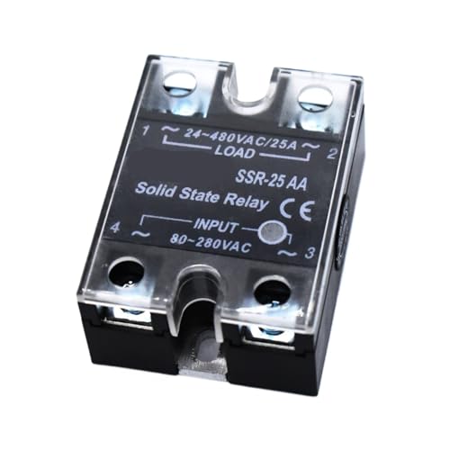 Relais à semi-conducteurs SSR-25AA monophasé entrée 80-280VAC