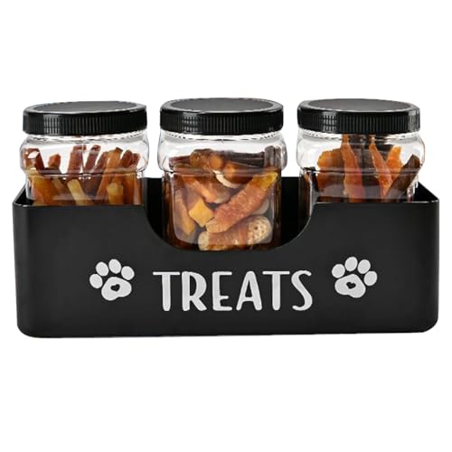 Generisch 3-teiliges Hundebehandlungsbehälter-Set
