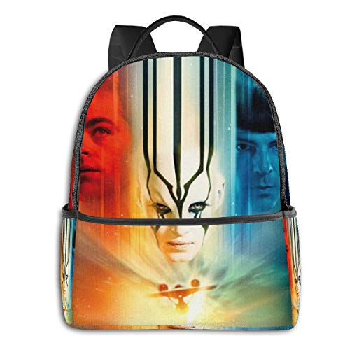 Star Trek Mochila escolar para hombres y mujeres se adapta a 14.5 pulgadas ligero portátil