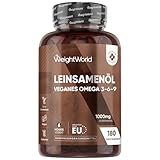 WeightWorld - Omega 3 Vegan - 2000mg Leinöl Kapseln