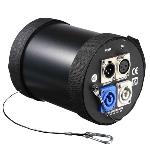 Rfeeuubft Divisor de Salida de Señal de 6 Canales DMX512 Amplificador de Señal Estándar de 3 Control de Iluminación de Escenario de Discoteca DJ