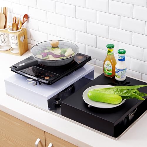 Étagère de rangement pour casseroles SHINEOFI support multifonction en métal - 4