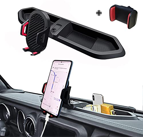 Best Cell Phone Holders For A Jeep Wrangler Jl (Revealed!) 1 TINNYFY Phone Mount for Jeep JL Wrangler, Multi-Mount Holder for 2018 2019 2020 2021 Jeep Wrangler...