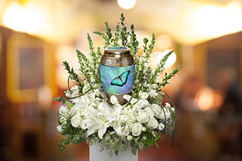 Image of Bokeh Butterfly Cremation Urns for Human Ashes Adult Female Urns for Ashes