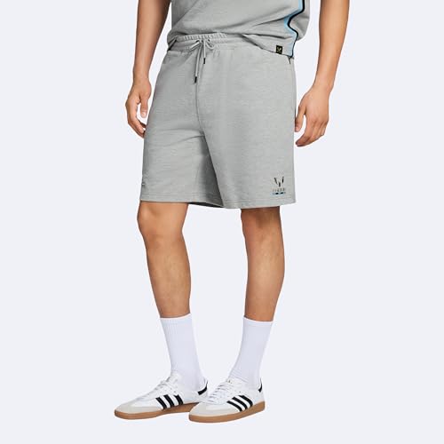 Image of Messi Men's Lifestyle Shorts with Drawstring Closure, Comfortable Fit