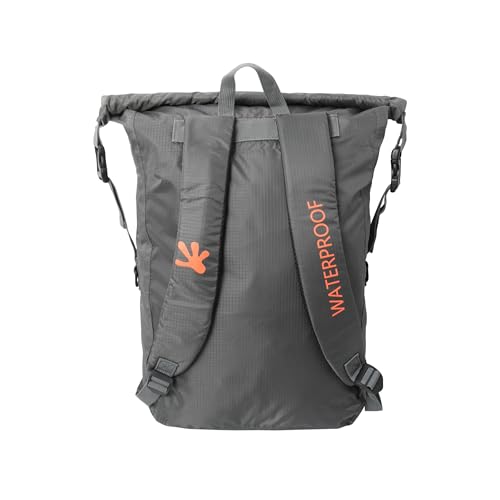 Image of geckobrands Lightweight 30L Waterproof Backpack - Lightweight Watertight Outdoor Bag Hiking Traveling Light Water Activities