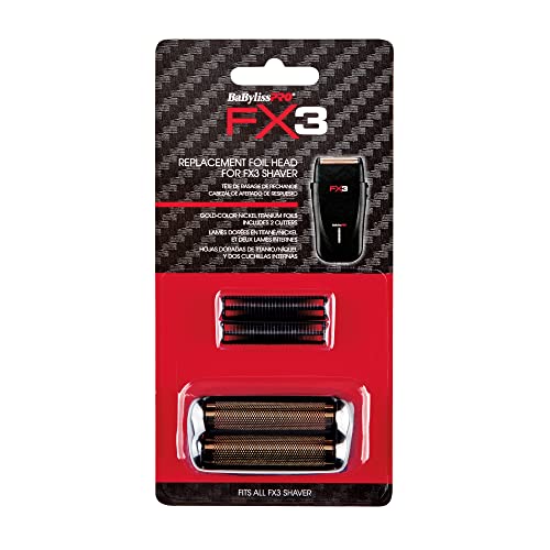 Image of BaBylissPRO FX3 Professional High- Speed Replacment Double Foil Shaver Head with 2 Cutters