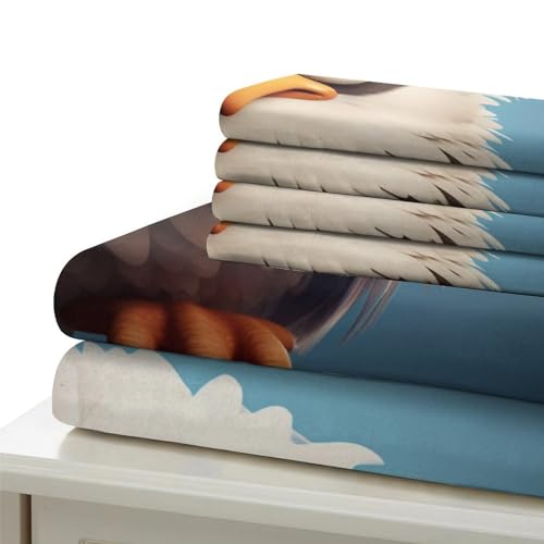 Linge de lit Falcon de qualité hôtelière avec fermeture éclair pour très grand lit