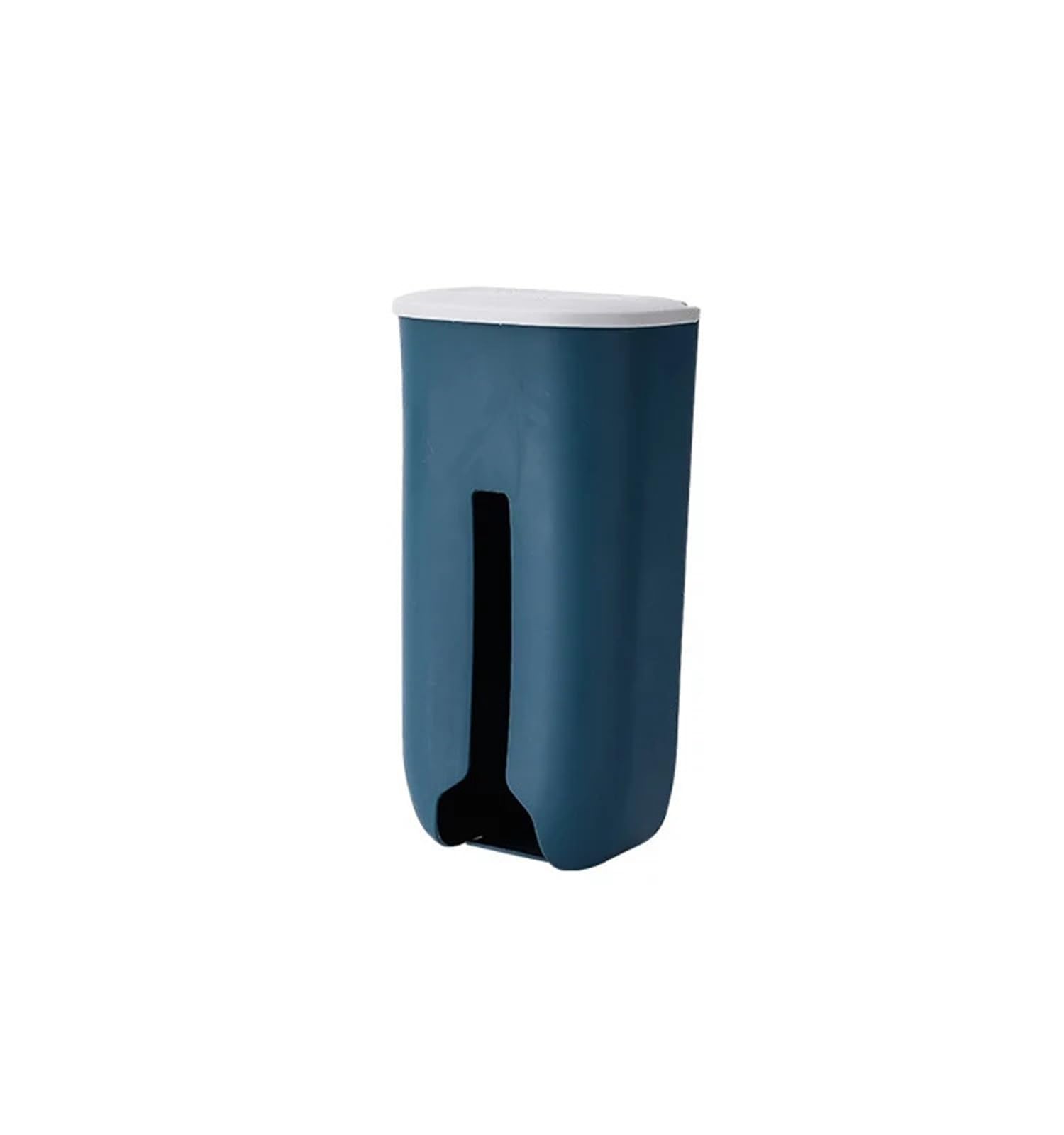 Caja de Almacenamiento Bolsas Basura, dispensador for Cocina, baño, Soporte for comestibles montado en la Pared, contenedor plástico for, 2 uds para Cocina y Baño(Blue)