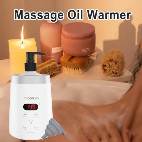 image for JOJOCOSMO Massage Oil Warmer Bottle Professional Massage Lotion Heater