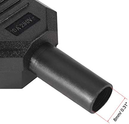 Sourcingmap 3Pcs AC250V 10A IEC320 C13 Female 3 Terminals Power Adapter Connector