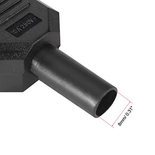 PATIKIL AC250V 10A IEC320 C14 Presa Connettore