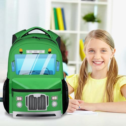 School Backpack for Boys - 17 Inch Truck Backpacks for Car Lovers - Lightweight Durable Kids Bookbag for Elementary & Kindergarten2