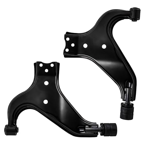 Image of Detroit Axle - 6pc Front End Control Arms Kit for 1996-2004 Nissan Pathfinder, 1997-2003 INFINITI QX4, 2 Lower Control Arms 2 Lower Ball Joints 2 Sway Bars 1998 1999 2000 2001 2002 Replacement