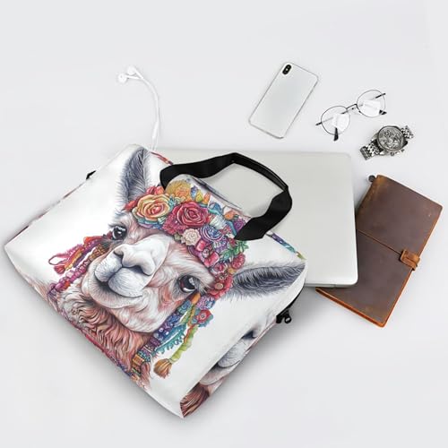 Funda maletín para portátil 13-15.6 pulgadas Boho Llama miniatura 7