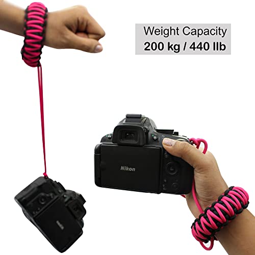 Image of Paracord Wrist | Camera Strap for Robust Hand Grip To Hold All DSLR Camera | Heavy gear | Binocular DCobra