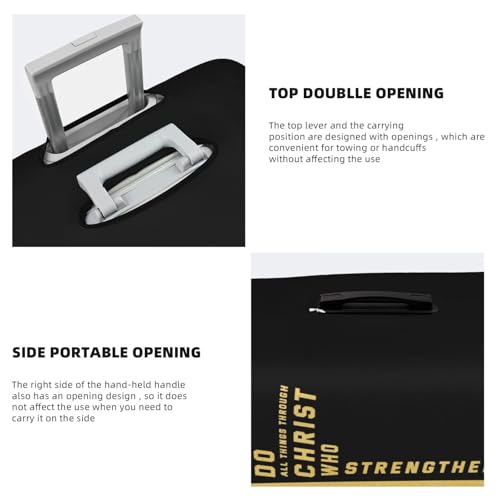 Travel Luggage Cover Christian Christ Jesus Cross Fashion Washable Baggage Suitcase Protector Fit For Luggage X-Large4