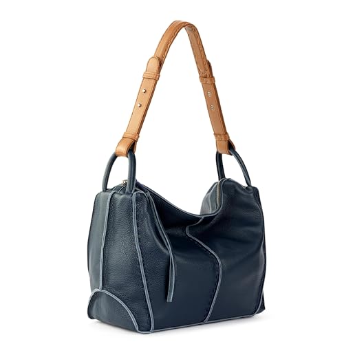 Image of The Sak Los Feliz Hobo Purse - Premium Large Leather Women's Handbag for Everyday & Travel - Durable Purse With Zipper Pocket