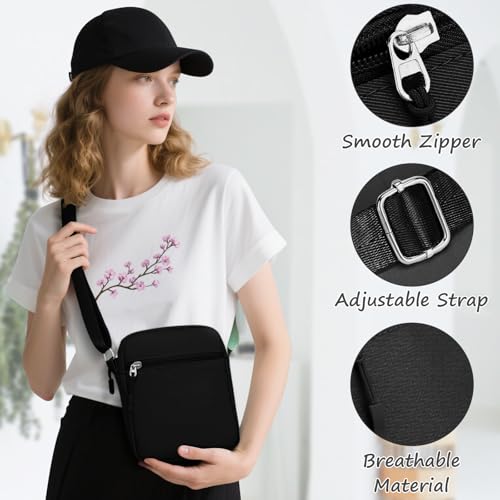Crossbody Bag for Women, Small Shoulder Bag with Adjustable Shoulder Strap, Portable Cell Phone Purse for Shopping3