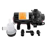 18.9 L/min 5.0 Gpm 60 Psi 12v Water Diaphragm Pressure Pump for Marine, Boat, Rv, Caravan