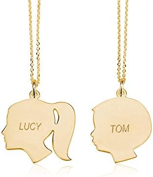 Mother Necklace Personalized Engraved 