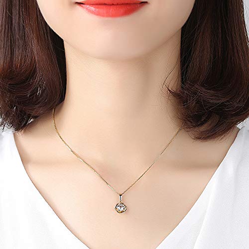 Collier de fleur de mode simple collier rose bijoux de zircon