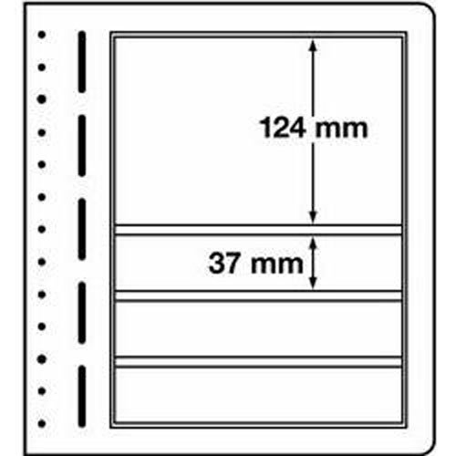 Hojas en blanco LEUCHTTURM solucion para archivar series de cuatro divisiones