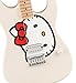 Fender x Hello Kitty Stratocaster Electric Guitar and Deluxe Hello Kitty Gig Bag, White