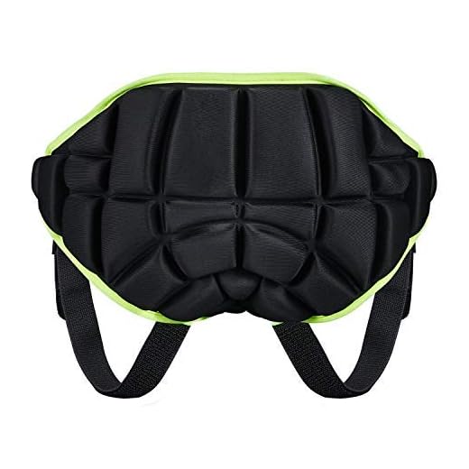 KUYOU 3D Padded Protection Hip, Kids Protective Hip Pad Shorts Anti-Slip Adjustable Lightweight Children Butt Pad Pants for Ski Skate Snowboard Roller Skating Hockey Soccer Black