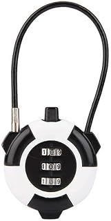 3 Digit Code Combination Suitcase Baggage Metal Password Security Coded Lock Metal + Plastic