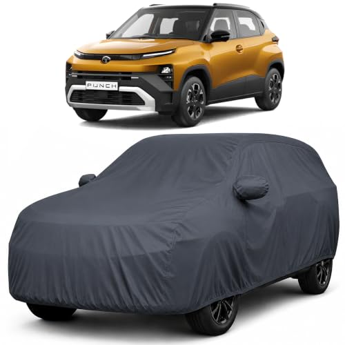 Image of Autofact Premium Car Cover for Punch 2026 Facelift | All Weather Waterproof Full Body Car Cover | Light-Weight Triple-Stitched Outdoor Shield with UV Protection, Dustproof & Heat-Resistant