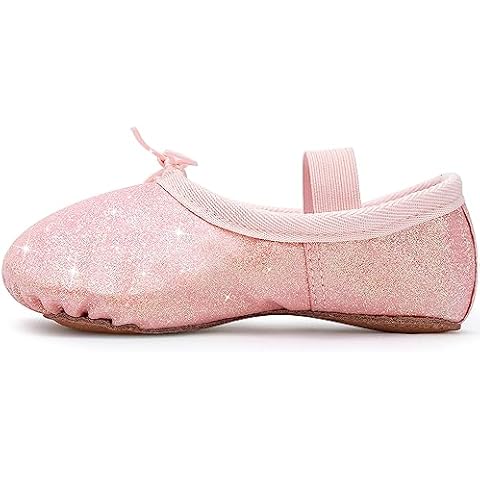 Aiseyi Glitter Ballet Dance Shoes for Kids Cover