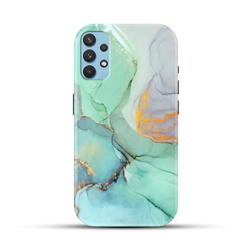 Image of COLORflow Back Cover Compatible with Samsung Galaxy A53 5G | Beautiful Green Marble | Designer Printed Glossy Armoured Bumper Back Cover Compatible with Samsung Galaxy A53 5G
