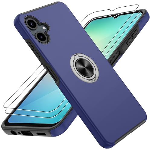 Coque Samsung Galaxy A06 antichoc bleu avec béquille