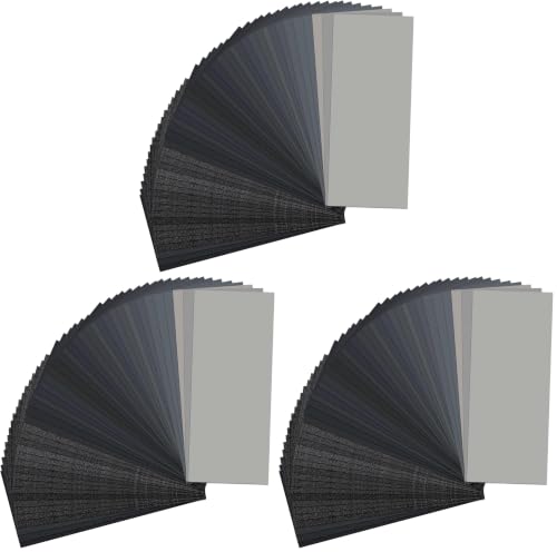 Image of Sand Paper, 48 PCS Sandpaper, 120 to 5000 Assorted Grit Sandpaper Sheets, 9 x 3.6 Inch Premium Wet Dry Sandpaper for Wood Furniture Finishing, Metal Sanding, Automotive Polishing (Pack of 3)