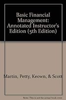 Basic Financial Management: Annotated Instructor's Edition (5th Edition) 0130608564 Book Cover