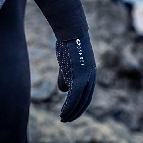 Osprey Wetsuit Gloves, 3 mm Neoprene Surfing Diving Watersport Gloves, Black, X-Small, XS - Image 4