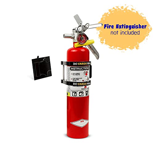 DC Cargo Mall E-Track Fire Extinguisher Bracket for Truck and Trailer - for 2.5 lb. Fire Extinguisher - Quick-Release Technology - E Track Accessories