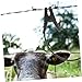 FUNOMOCYA 2pcs Electric Fence Jump Wires Alligator Clips Cable Connectors for Farm Livestock Fencing System