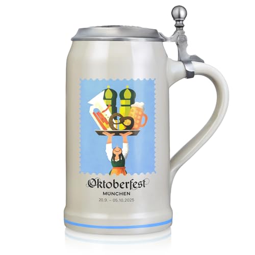 Zum Franziskaner offizieller Oktoberfest Krug 2025 der Stadt München...