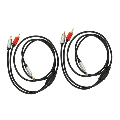 Cable divisor de audio Hemobllo de 4 piezas con conectores dorados para smartphones