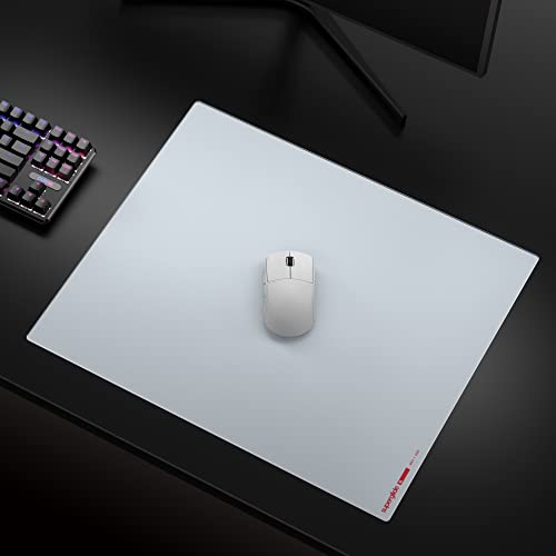 Image of Pulsar Gaming Gears Superglide Glass Pad Glass Mouse Pad, XL, White