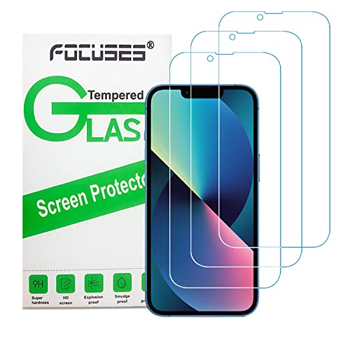 Focuses Anti Blue Light Screen Protector for iPhone 16e iPhone 14 iPhone 13 iPhone13pro [3 Pack...