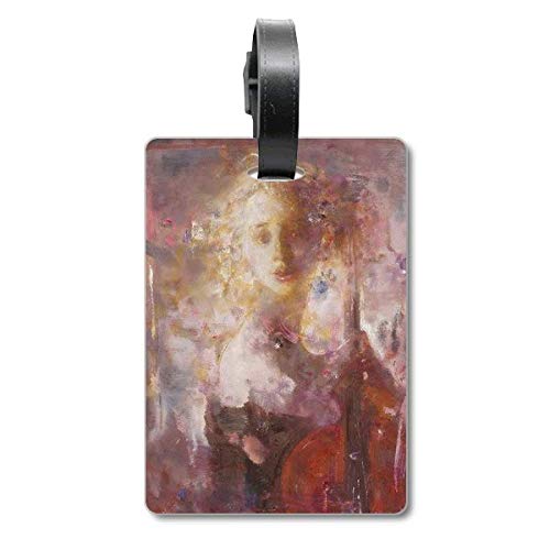 Étiquette de valise Sarabande XJJ motif peinture pour identifier vos bagages