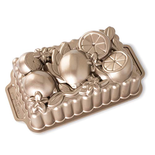 Comparison: Best Nordic Ware Magnolia 9 Nordic Ware Citrus Blossom Loaf, 6 Cup, Toffee