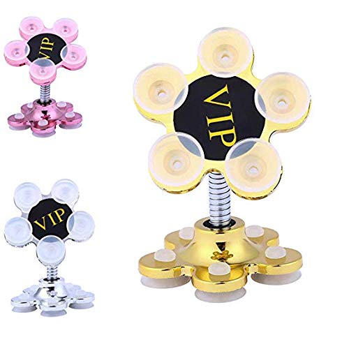 suporte para celular de mesa com ventosas gira 360 graus lindo acabamento