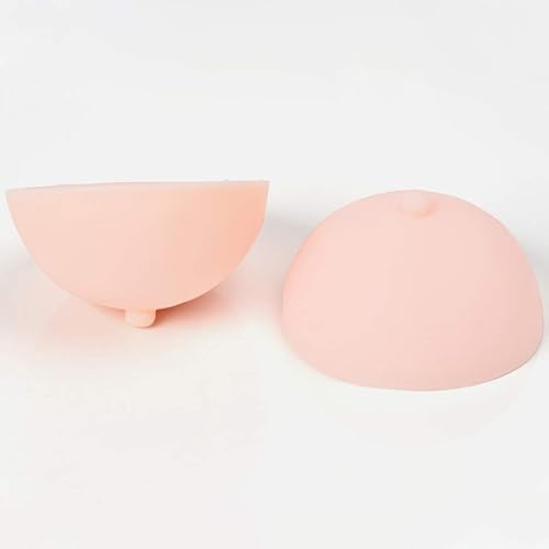 Miniatura 3 de EXCEART Practica la piel de silicona placa de pecho pechos falsos Mastectomía Prótesis Molde de pecho de silicona 3D Tatuaje de pecho Herramienta